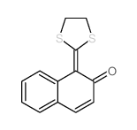 1-(1,3-dithiolan-2-ylidene)naphthalen-2-one结构式