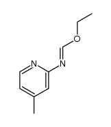 ethyl N-(4-methyl-2-pyridyl)formimidate Structure