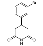 4-(3-BROMO-PHENYL)-PIPERIDINE-2,6-DIONE picture