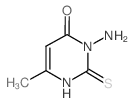 3-amino-6-methyl-2-sulfanylidene-1H-pyrimidin-4-one Structure