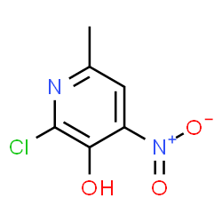 2-CHLORO-3-HYDROXY-4-NITRO-6-METHYLPYRIDINE Structure