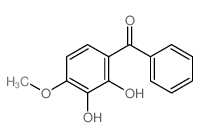 (2,3-dihydroxy-4-methoxy-phenyl)-phenyl-methanone结构式