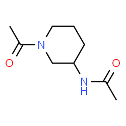 Acetamide,N-(1-acetyl-3-piperidinyl)-结构式