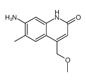 7-amino-4-methoxymethyl-6-methylquinolin-2-one Structure