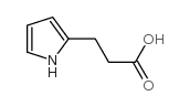 1H-Pyrrole-2-propanoic acid Structure