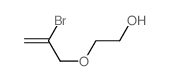 2-(2-bromoprop-2-enoxy)ethanol结构式