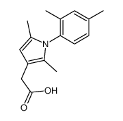 2-[1-(2,4-dimethylphenyl)-2,5-dimethylpyrrol-3-yl]acetic acid Structure