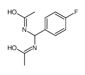 N-[acetamido-(4-fluorophenyl)methyl]acetamide结构式