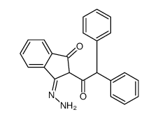 2-(2,2-diphenylacetyl)-3-hydrazinylideneinden-1-one Structure