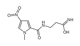 N-(2-Carbamoylethyl)-1-methyl-4-nitro-1H-pyrrole-2-carboxamide structure