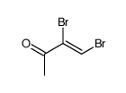 3,4-dibromobut-3-en-2-one Structure