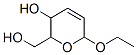 6-Ethoxy-3,6-dihydro-3-hydroxy-2H-pyran-2-methanol结构式