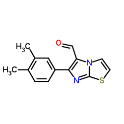 6-(3,4-Dimethylphenyl)imidazo[2,1-b][1,3]thiazole-5-carbaldehyde结构式