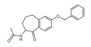 6-acetylamino-2-benzyloxy-6,7,8,9-tetrahydro-5H-benzocyclohepten-5-one Structure