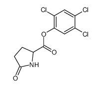 2,4,5-trichlorophenyl 5-oxo-L-prolinate结构式