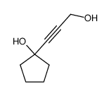 Cyclopentanol, 1-(3-hydroxy-1-propynyl)- (7CI,8CI,9CI)结构式