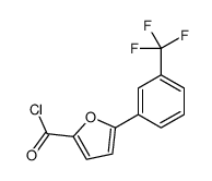 5-[3-(trifluoromethyl)phenyl]furan-2-carbonyl chloride结构式