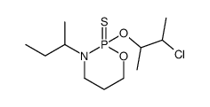 3-sec-Butyl-2-(2-chloro-1-methyl-propoxy)-[1,3,2]oxazaphosphinane 2-sulfide Structure