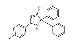 2-(4-methylphenyl)-5,5-diphenylimidazolidine-4-thione Structure