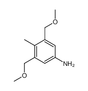 3,5-bis(methoxymethyl)-4-methylaniline结构式