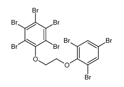 1,2,3,4,5-pentabromo-6-[2-(2,4,6-tribromophenoxy)ethoxy]benzene结构式