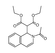 2-acetyl-1,2-dihydroisoquinoline-1-malonate Structure