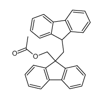 9-(9H-Fluoren-9-ylmethyl)-9H-fluorene-9-methanol acetate Structure