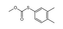 S-(3,4-dimethylphenyl) O-methyl carbonothioate Structure