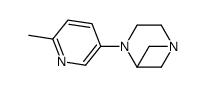 1,4-Diazabicyclo[3.1.1]heptane,4-(6-methyl-3-pyridinyl)-(9CI) Structure