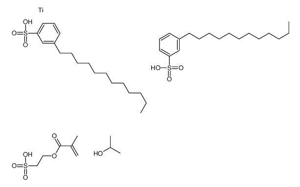 bis(dodecylbenzenesulphonato-O)(propan-2-olato)(2-sulphoethyl methacrylato)titanium picture