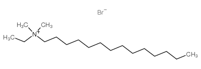 十四烷基二甲基乙基溴化铵结构式