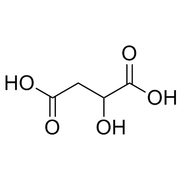 (±)-Malic Acid Structure