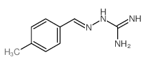 Hydrazinecarboximidamide,2-[(4-methylphenyl)methylene]- picture