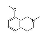 8-methoxy-N-methyl-1,2,3,4-tetrahydroisoquinoline Structure