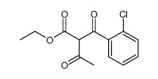 2-(2-chloro-benzoyl)-3-oxo-butyric acid ethyl ester Structure