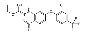 ethyl N-[5-[2-chloro-4-(trifluoromethyl)phenoxy]-2-nitroanilino]carbamate结构式