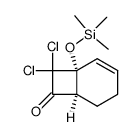 8,8-dichloro-1-(trimethylsiloxy)bicyclo[4.2.0]oct-2-en-7-one Structure