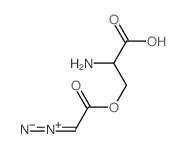 D-Serine, diazoacetate (ester)结构式