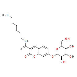 6-(7-beta-galactosylcoumarin-3-carboxamido)hexylamine picture