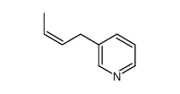 3-[(Z)-but-2-enyl]pyridine Structure