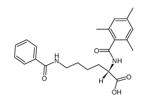 Nα-Mesitoyl-Nω-benzoyl-L-lysin Structure