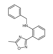 3-(2-benzylaminophenyl)-5-methyl-1,2,4-oxadiazole Structure