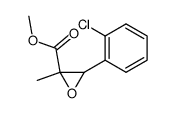 2-Chlor-α-methyl-epoxyzimtsaeure-methylester Structure