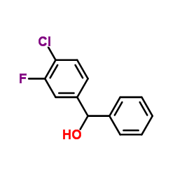 4-CHLORO-3'-FLUOROBENZHYDROL Structure