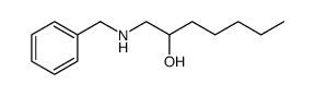 2-Heptanol, 1-[(phenylmethyl)amino] Structure