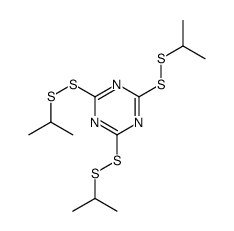 2,4,6-tris(propan-2-yldisulfanyl)-1,3,5-triazine Structure