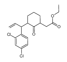 ethyl (3-[1-(2,4-dichlorophenyl)prop-2-en-1-yl]-2-oxocyclohexyl )acetate Structure