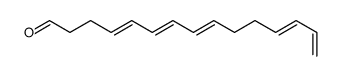 pentadeca-4,6,8,12,14-pentaenal Structure