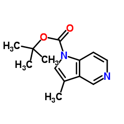 2-Methyl-2-propanyl 3-methyl-1H-pyrrolo[3,2-c]pyridine-1-carboxylate Structure