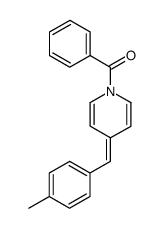 1-Benzoyl-1,4-dihydro-4-(4-methylbenzyliden)pyridin结构式